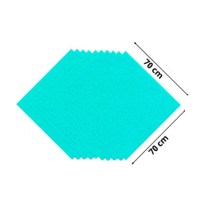Tnt 0,70cmx0,70cm Plus Turquesa C/05un