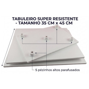 Tabuleiro 9mm Grosso 35X45 cm