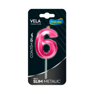 VELA MINI SLIM METALLIC PINK NO. 6