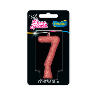 VELA PURO GLITTER ROSE GOLD NO. 7