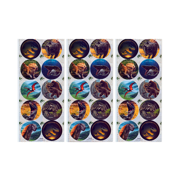 ADESIVO JURASSIC WORLD RECOMEÇO