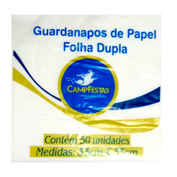 GUARDANAPO CREPADO GRANDE 30 CM X 33 CM