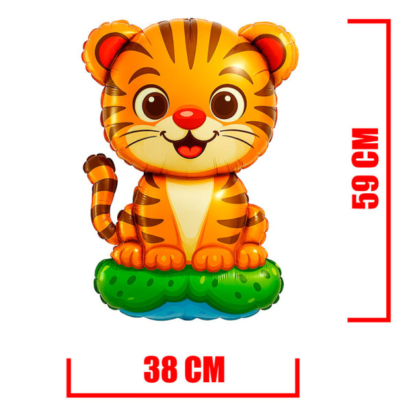 BALÃO METALIZADO TIGRE