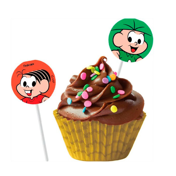 TOPPER PARA DOCINHOS TURMA DA MONICA