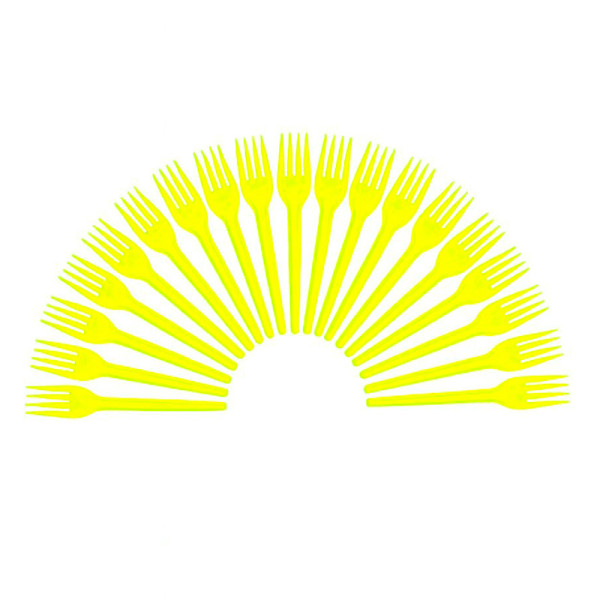 GARFO DE SOBREMESA AMARELO NEON