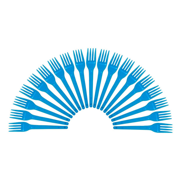 GARFO DE SOBREMESA AZUL NEON