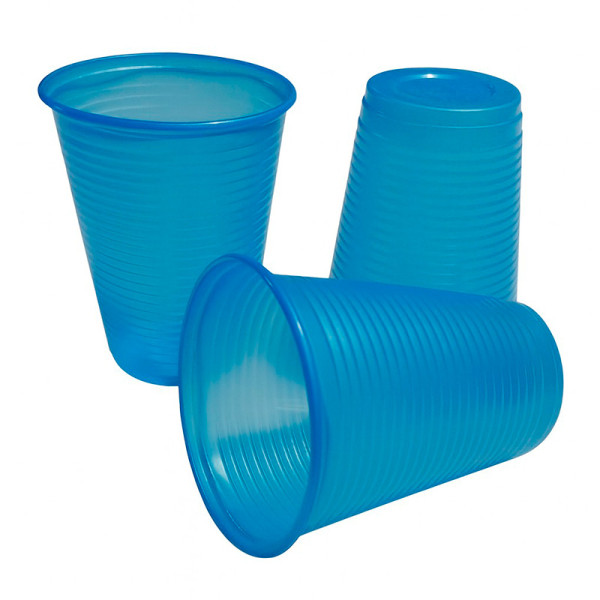 COPO DESCARTÁVEL 200 ML AZUL PEROLADO