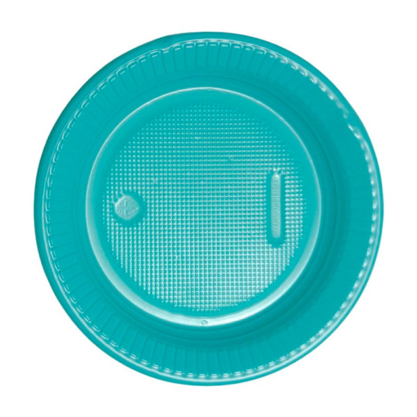PRATO DESCARTÁVEL 15 CM AZUL TIFFANY