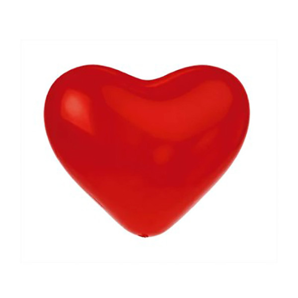 BALÃO 10 POLEGADAS CORAÇÃO VERMELHO