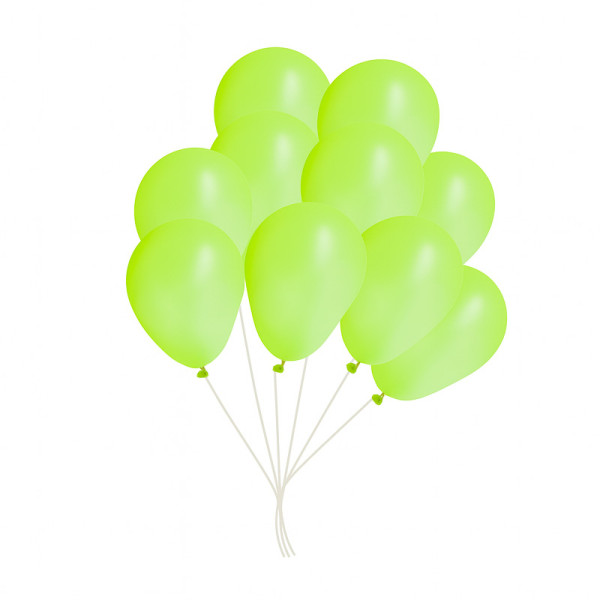 BALÃO 9 NEON AMARELO