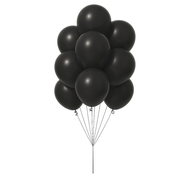 BALÃO LÁTEX 9 PRETO