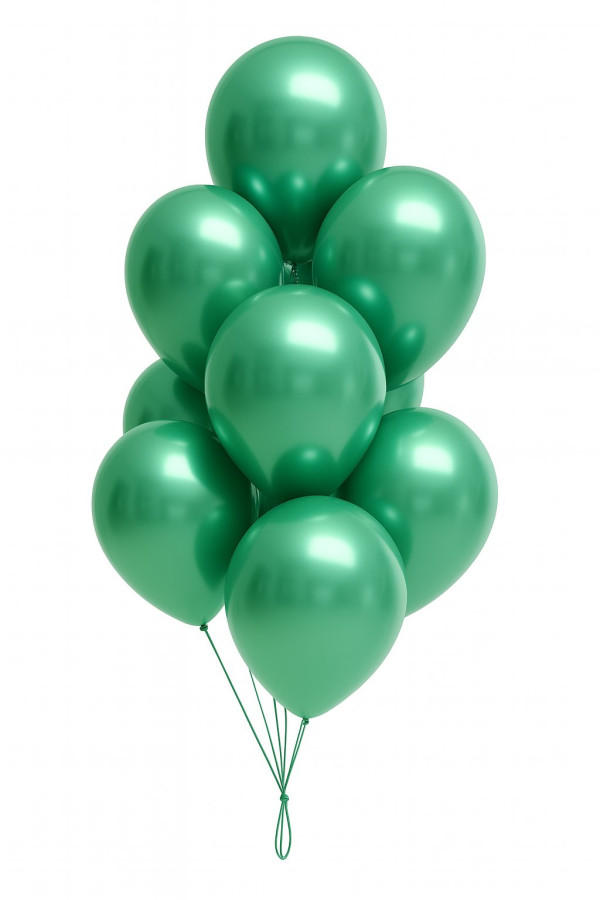 BALÃO 5 CROMADO VERDE
