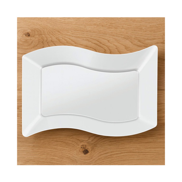 BANDEJA ACRÍLICA RETANGULAR DIB02 BRANCA