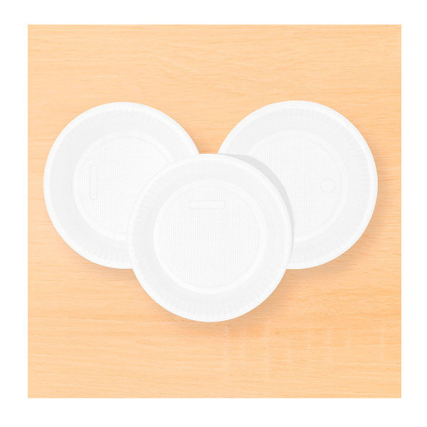 PRATO DESCARTÁVEL 15 CM BRANCO