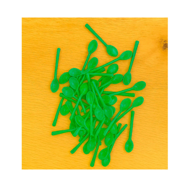 COLHER PICCOLO PARA DOCES VERDE CANDY