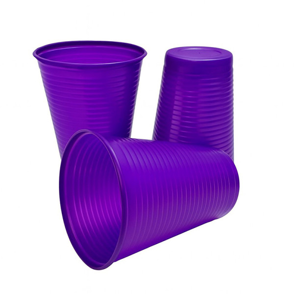 COPO DESCARTÁVEL 200 ML ROXO