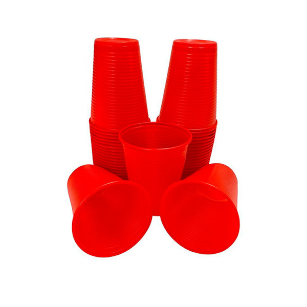 COPO DESCARTÁVEL 200 ML VERMELHO