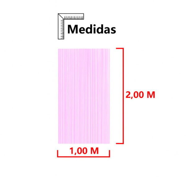 CORTINA METALIZADA LISA LILÁS