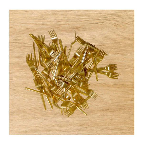 GARFO DE SOBREMESA DOURADO