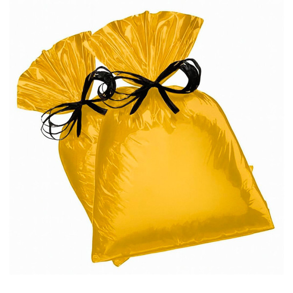 SACO METALIZADO DOURADO