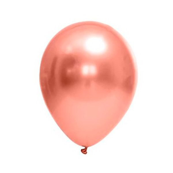 BALÃO 9 CROMADO ROSÊ GOLD
