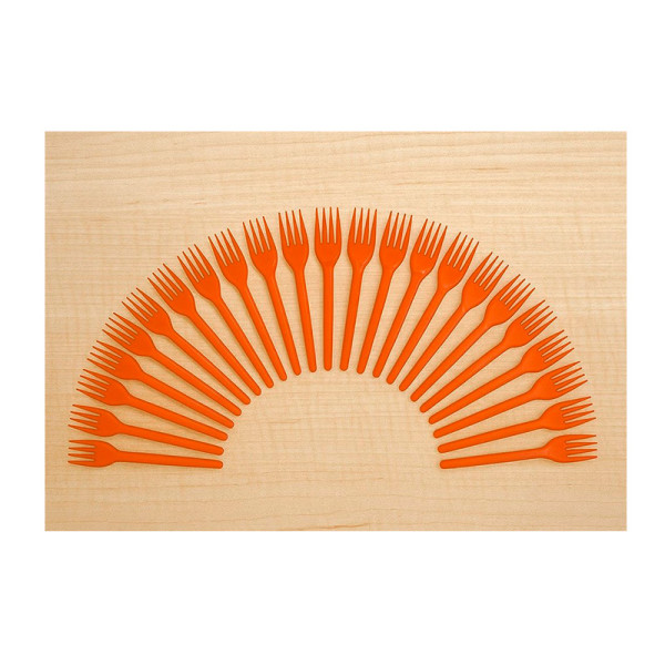 GARFO DE SOBREMESA LARANJA