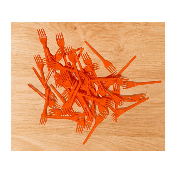 GARFO DE SOBREMESA LARANJA