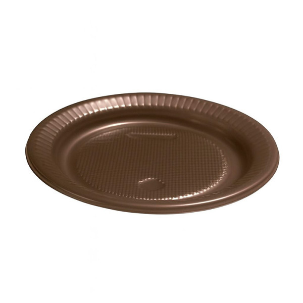 PRATINHO PARA SOBREMESA 15 CM MARROM