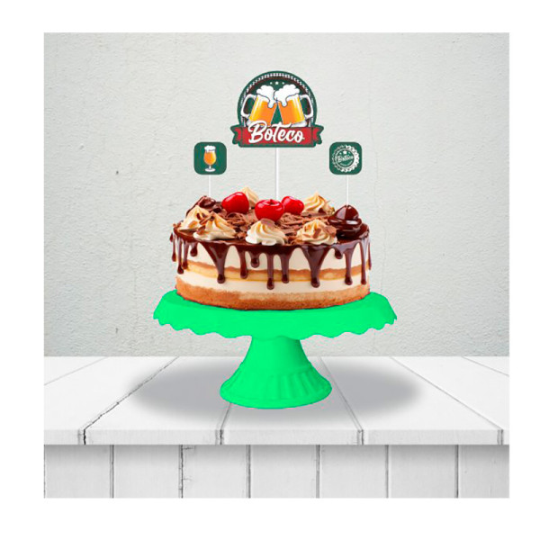 TOPPER PARA BOLO EVA FESTA DO BOTECO