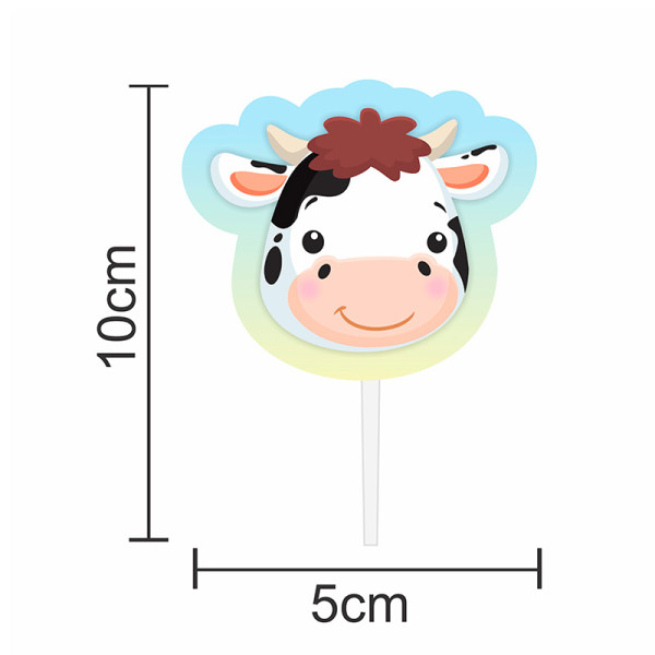 TOPPER PARA DOCINHOS FAZENDINHA FELIZ