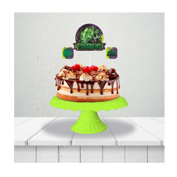 TOPPER PARA BOLO EVA HULK