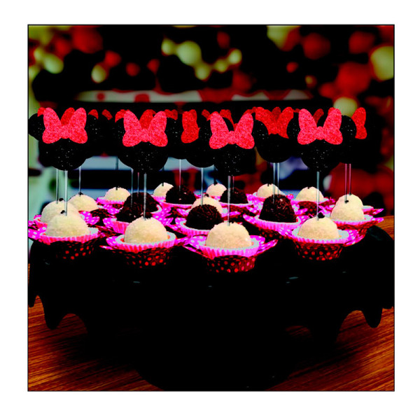 APLIQUE EVA GLITTER MINNIE ORELHAS