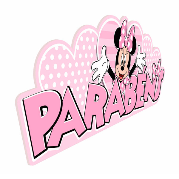 ENFEITE DE MESA EVA MINNIE ROSA