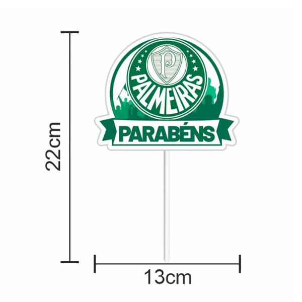 TOPPER DE BOLO EVA PALMEIRAS