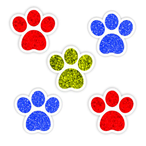 APLIQUE EVA GLITTER PATRULHA CANINA PATINHAS