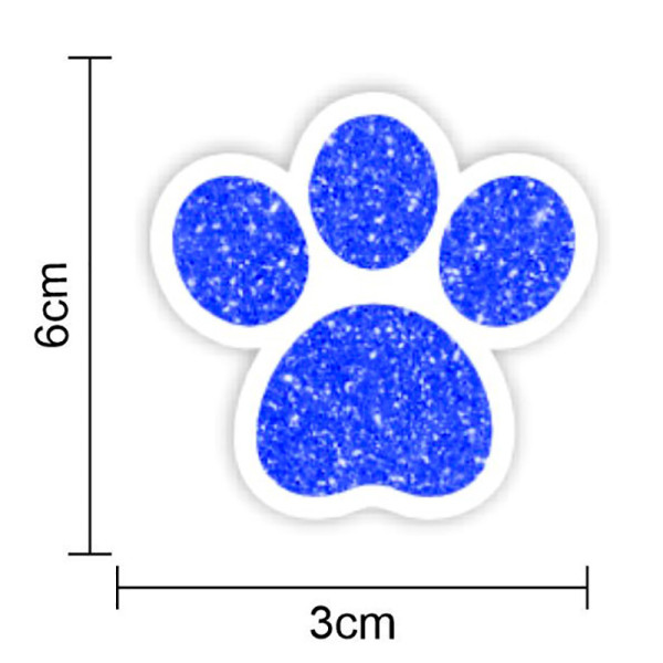 APLIQUE EVA GLITTER PATRULHA CANINA PATINHAS