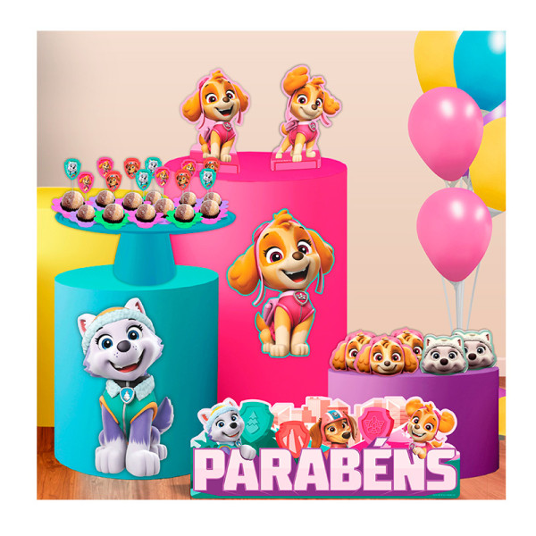 TOPPER PARA DOCINHOS EVA PATRULHA CANINA GIRLS