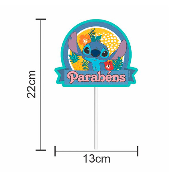 TOPPER PARA BOLO EVA STITCH