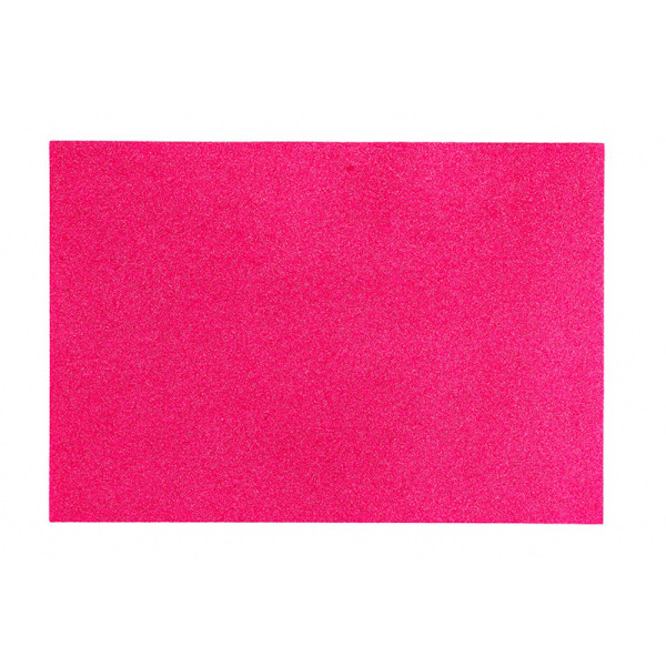 PLACA DE EVA COM GLITTER PINK