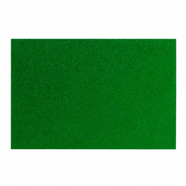 PLACA DE EVA COM GLITTER VERDE ESCURO