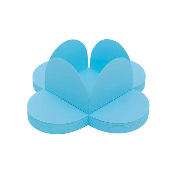 PORTA FORMINHA 4 PÉTALAS AZUL CÉU