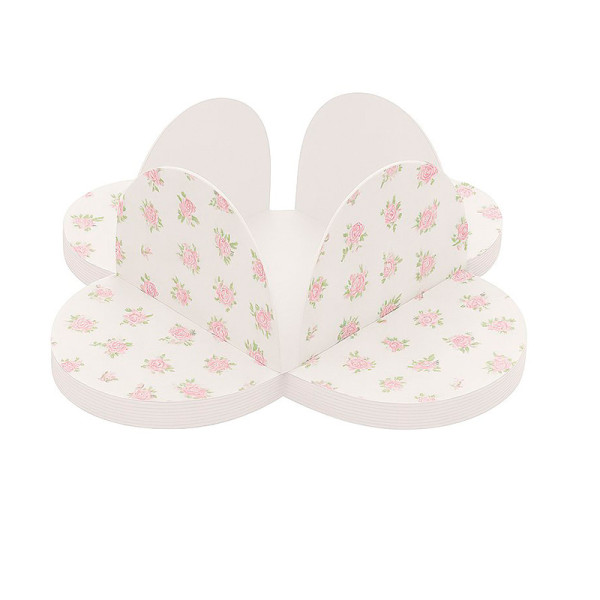 PORTA FORMINHAS 4 PÉTALAS FLORAL BRANCA