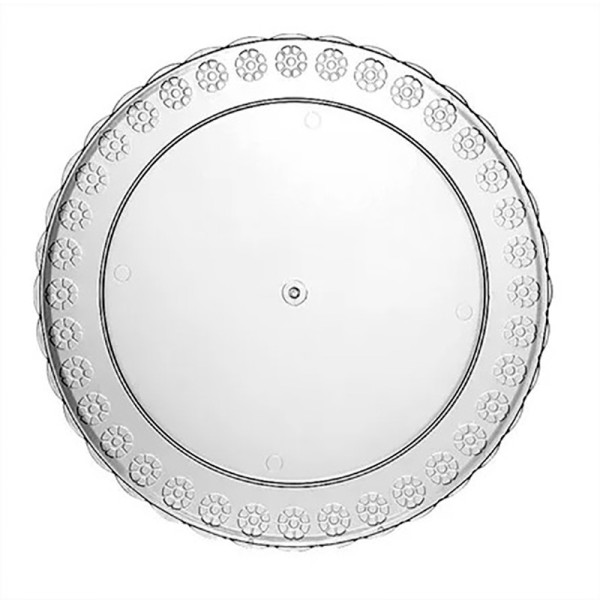 PRATO PARA BOLO ACRÍLICO CRISTAL 32 CM
