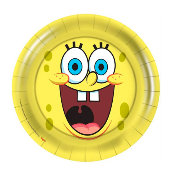 PRATO REDONDO BOB ESPONJA
