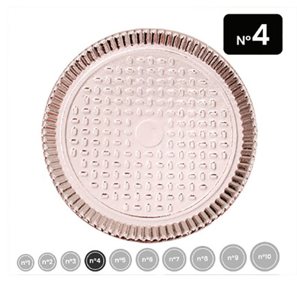 PRATO LAMINADO PRATA NO.4