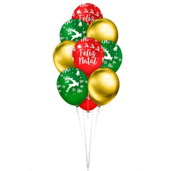 BALÃO LATÉX NATAL MÁGICO