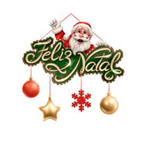 DECORAÇÃO DE PORTA PAREDE FELIZ NATAL
