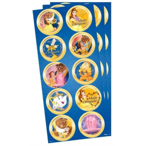 ADESIVO A BELA E A FERA