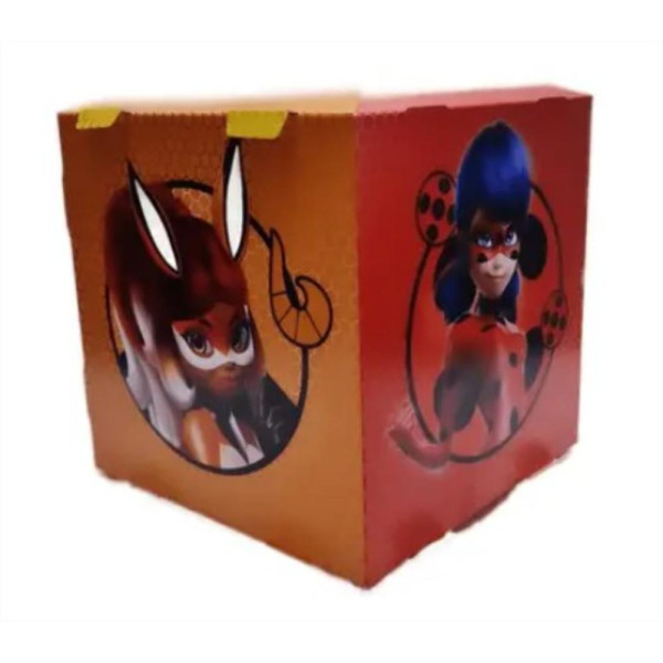 CUBO DECORATIVO LADYBUG HEROINAS