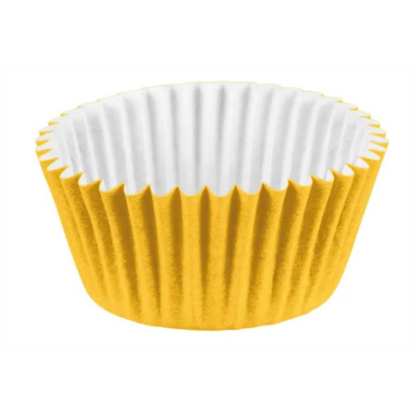 FORMINHA PARA CUPCAKE AMARELA